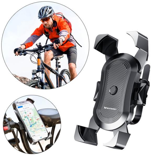 FruthTec - Mobile Accessoires - Wozinsky Handyhalterung Fahrrad Halterung  Motorrad Halterung Lenker Bike schwarz