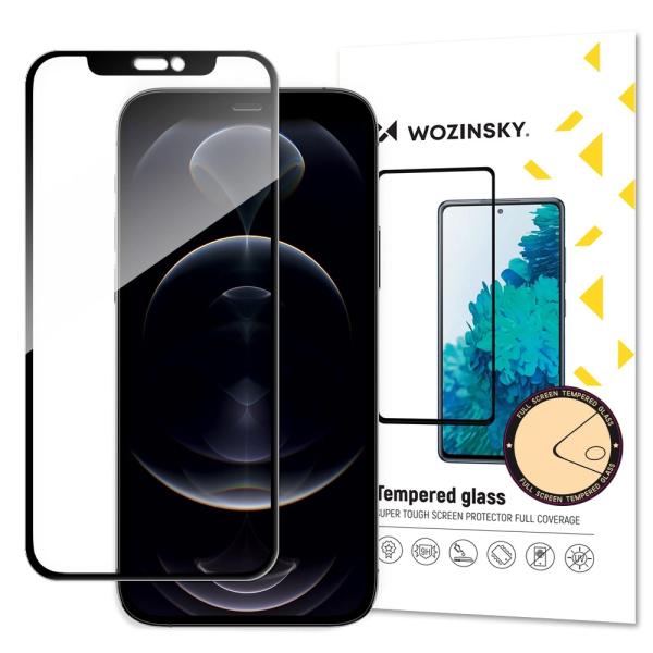 Wozinsky starkes Full Glue Vollbild-Hartglas mit Rahmen iPhone 14 / 13 Pro / 13