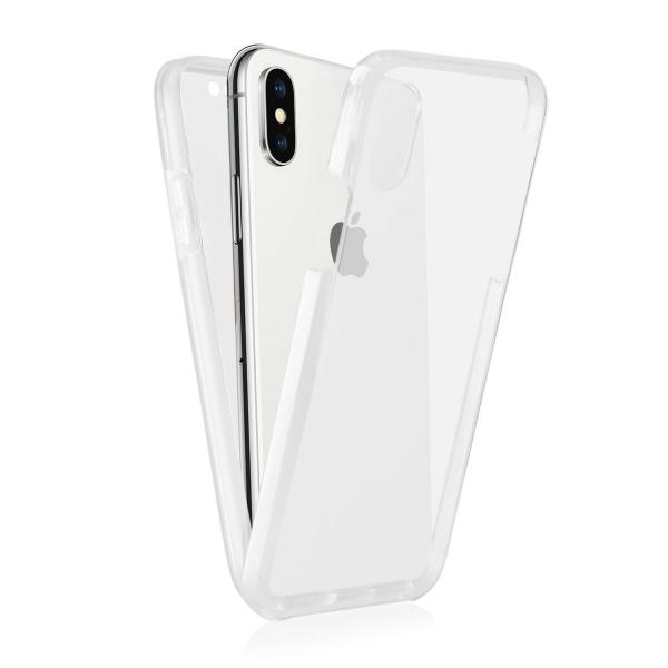 iPhone XS Max Back Case 360 Schutzhülle Transparent Hülle Cover Case