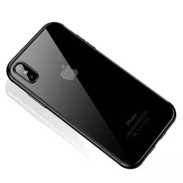 iPhone X/XS TPU Schutzhülle Transparent, Back Case, Farbig
