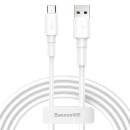 Baseus USB Type C Ladeabel Datenkabel 3A 1m weiss (CATSW-02)