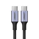 Ugreen USB-C – USB-C PD QC FCP Kabel 100 W 5 A 480 Mbit/s 1 m Grau